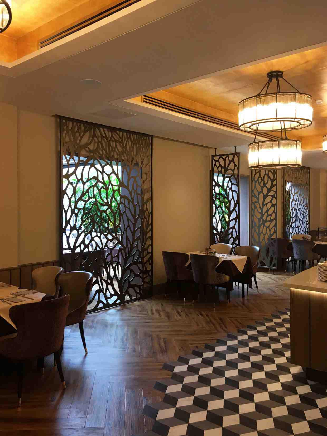 Geometric Stone Facade